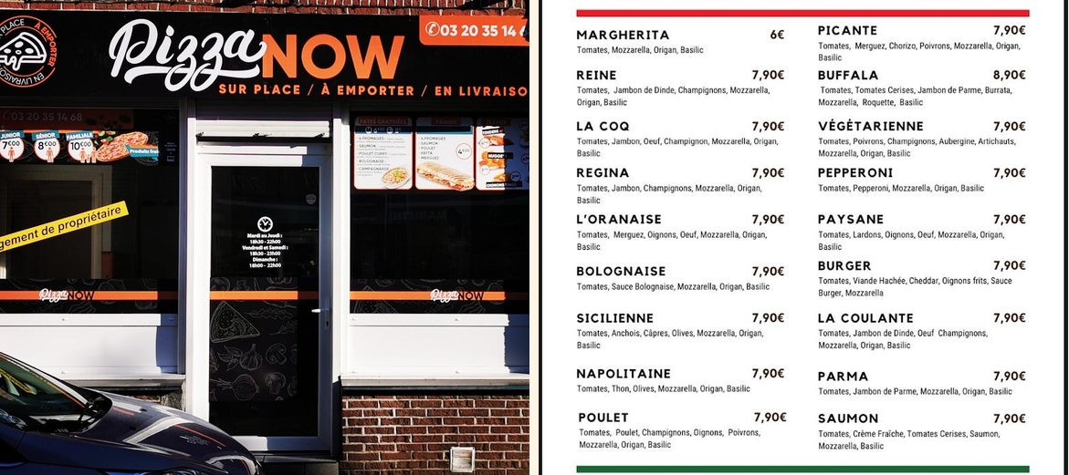 Pizza Now - Menu Image 1